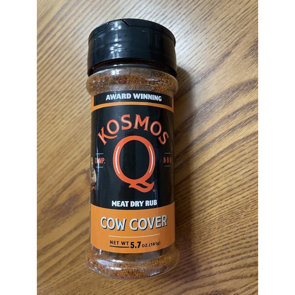 Kosmos Q COW COVER Meat Dry Rub Seasoning, 5.7 Ozs